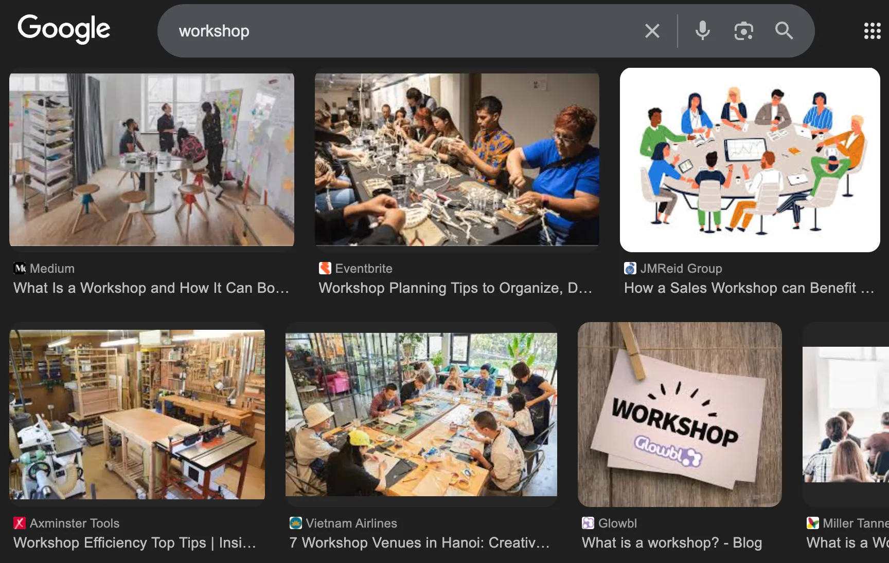 Workshop 現場